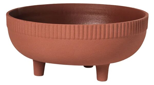 Kristina Dam Studio Pot M Ø24x11 cm Terracotta red