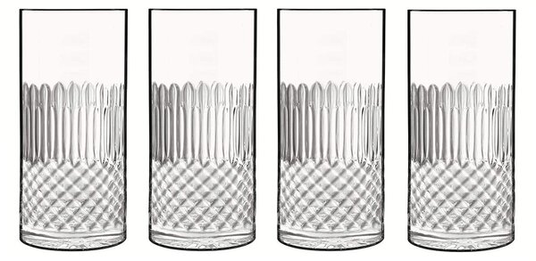 Luigi Bormioli Diamante Beer glass/Longdrink glass 4-pack 48 cl