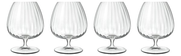 Luigi Bormioli Cognac glasses optica 4-pack 46.5 cl