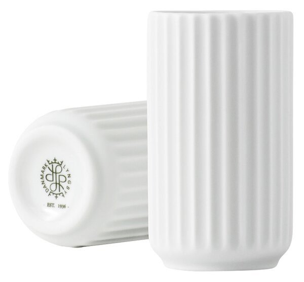 Lyngby Porcelæn Porcelain vase 6 cm White