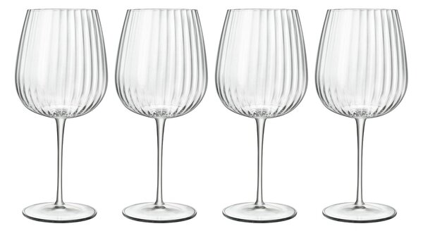 Luigi Bormioli Gin & tonic glasses burgundy optica 4-pack 75 cl