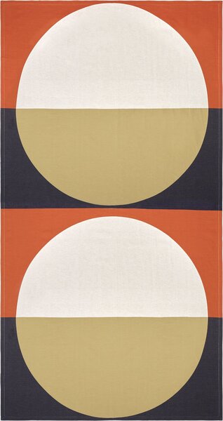 Marimekko Cape tablecloth cotton-linen 150x280 cm Red-blue-beige