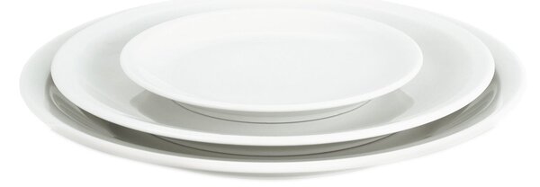 Pillivuyt Bourges plate flat white Ø16,5 cm