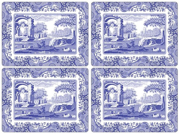 Spode Blue Italian placemats 4-pack Blue-white