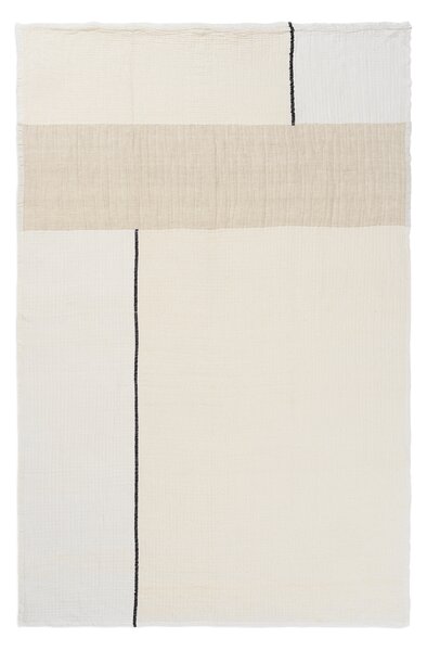 Ferm LIVING Dela blanket 120x170 cm Natural-Off-white