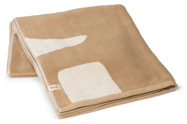 Ferm LIVING Ebb bath towel 70x140 cm Sand, off-white