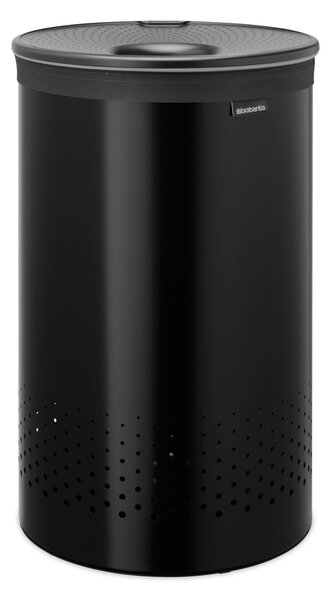 Brabantia Brabantia laundry basket plastic lid 60 L Matte black