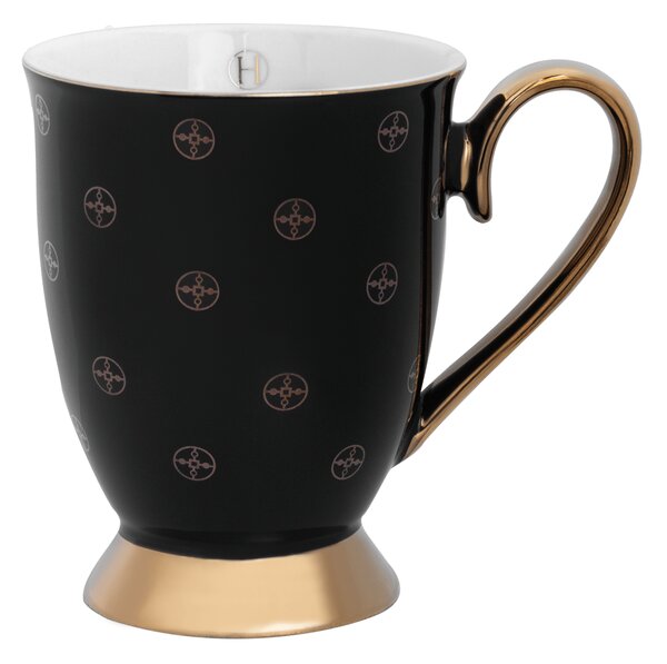 Hilke Collection Anima Gemella Nero mug 28 cl Black