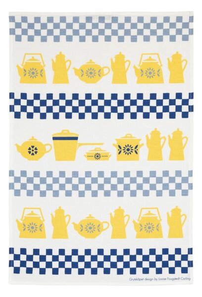 Almedahls Grytskåpet kitchen towel 47x70 cm Multi-yellow-blue