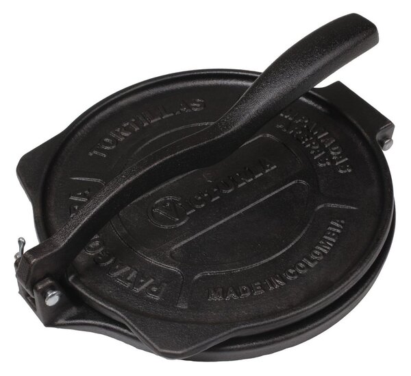 Victoria Tortilla Press Heavy Duty Cast Iron Ø20 cm Black