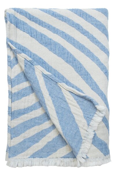 Almedahls Havet blanket 120x170 cm Blue-offwhite