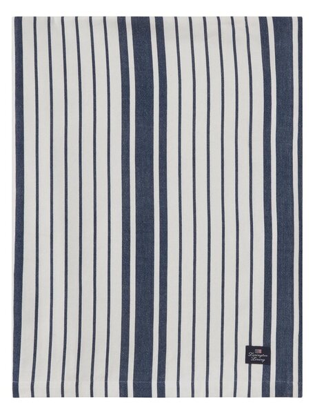 Lexington Striped Organic Cotton tablecloth 150x350 cm Navy