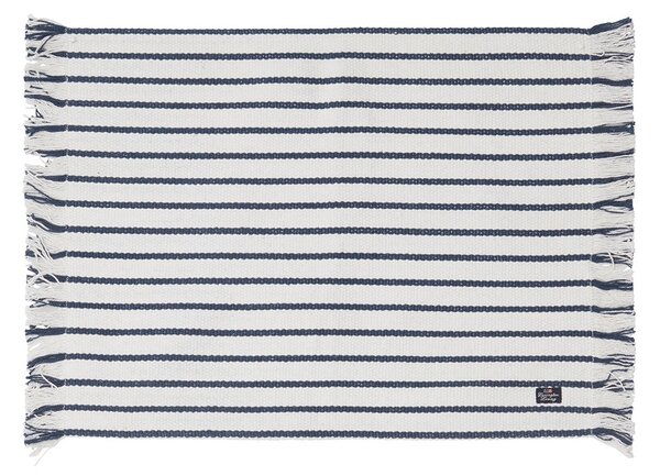 Lexington Striped Recycled Cotton placemat 40x50 cm Navy