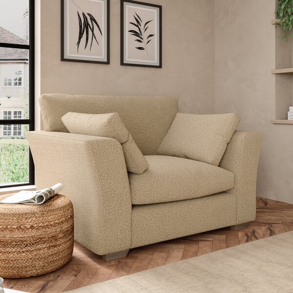 Blakeney Cosy Marl Snuggle Chair Cosy Marl Camel