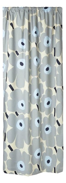 Marimekko Unikko curtain 135x250 cm Sand-grey-light grey-dark blue