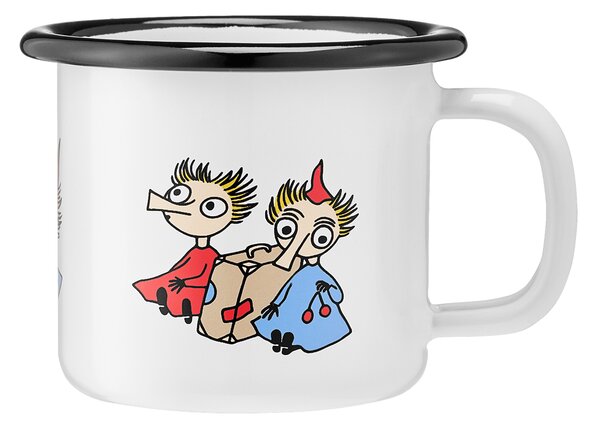 Muurla Moomin enamel mug 1.5 dl Thingumy and Bob