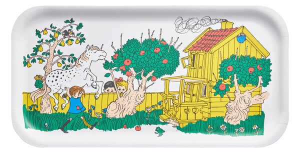 Muurla Pippi tray 22x43 cm The Way Home