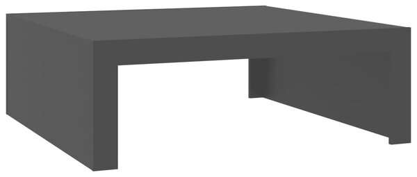 Coffee Table Black 100x100x35 cm Engineered Wood