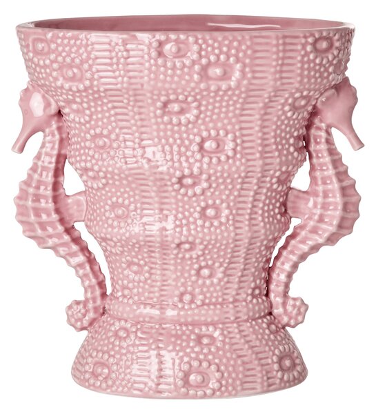 RICE Rice vase seahorse large 25 cm Pink