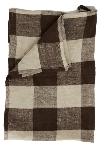 Olsson & Jensen Johanna tea towel linen 45x65 cm Brown/Natural