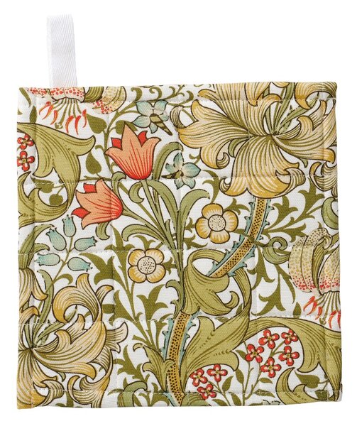 Klippan Yllefabrik Golden Lily pot holder 20x20 cm Multi