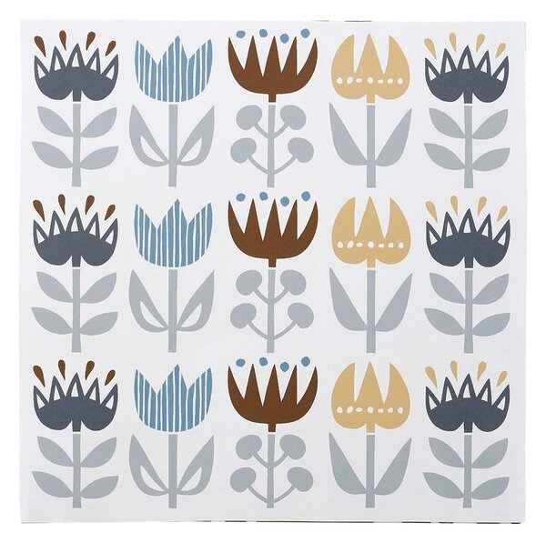 Klippan Yllefabrik Tulip napkin 33x33 cm 20-pack Grey