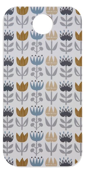 Klippan Yllefabrik Tulip cutting board 20x40 cm Grey-multi