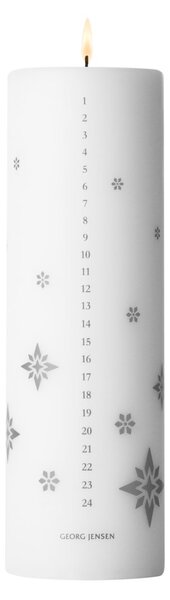 Georg Jensen 2024 calendar candle 25 cm Silver