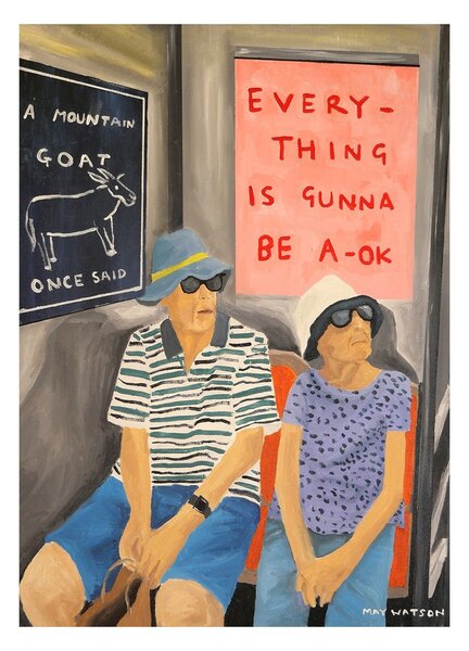 Paper Collective Everything Is Gunna Be OK poster 50x70 cm