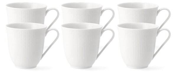 Rörstrand Swedish Grace mug 30 cl, 6-pack snow (white) snow (white)