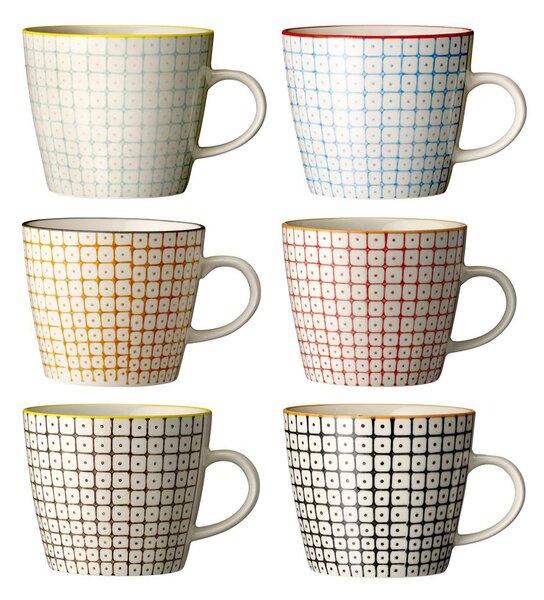 Bloomingville Carla mug 8.3 cm 6 pieces multi