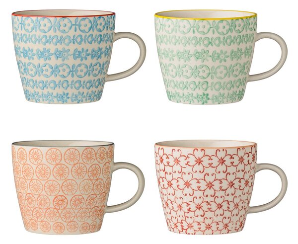 Bloomingville Carla mug 4 pieces multi multi