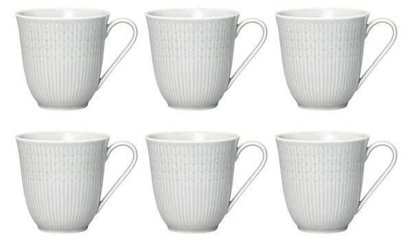 Rörstrand Swedish Grace mug small 6-pack Mist (grey) Mist (grey)