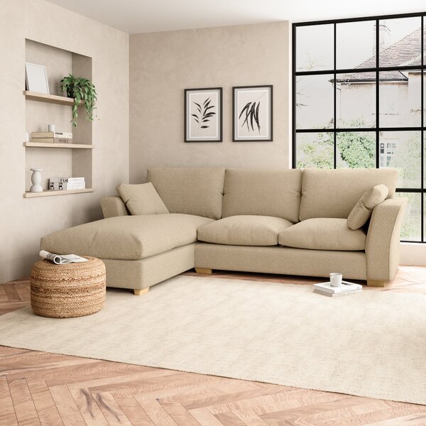 Blakeney Cosy Marl Corner Chaise Sofa Cosy Marl Camel