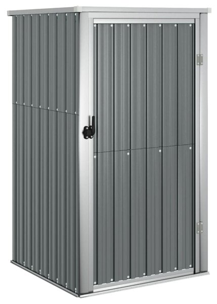 Garden Tool Shed Grey 88x89x161 cm Galvanised Steel