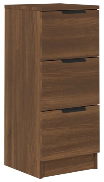 Sideboard Brown Oak 30x30x70 cm Engineered Wood