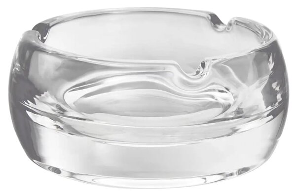 Beaumont Small Crystal Plain Ashtray In Clear