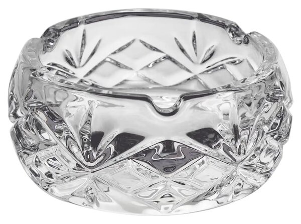 Beaumont Small Crystal Textured Ashtray In Clear