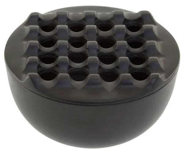 Charlton Aluminium Ashtray In Matt Black