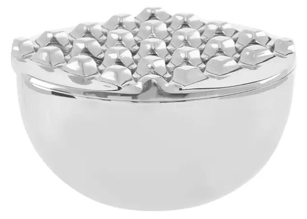 Charlton Aluminium Ashtray In Silver Nickel