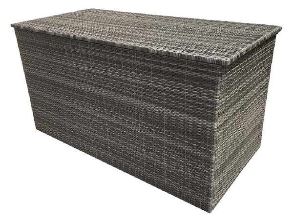 Clisson Small Rattan Outdoor Storage Box In Grey