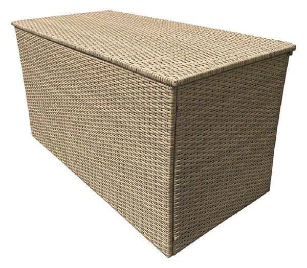 Savvy Rattan Outdoor Storage Box In Natural