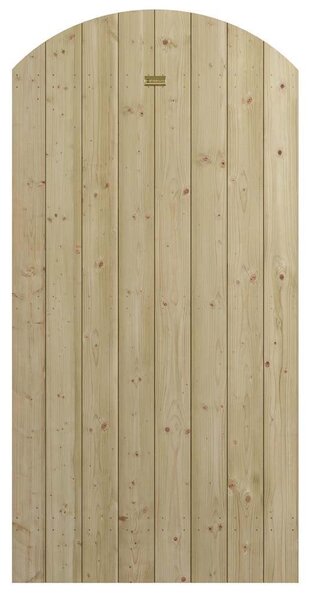 Tarkio Wooden Garden Arch Top Gate In Natural