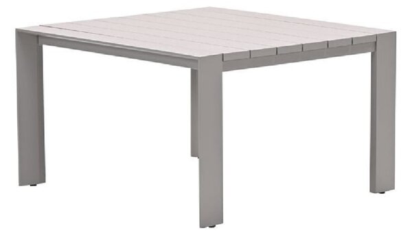 Leonidas Aluminium Garden Dining Table In Taupe