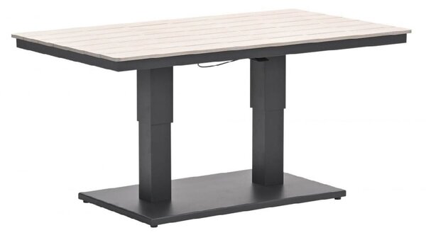 Chandler Wooden Garden Coffee To Dining Table In Light Brown