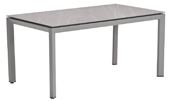 Draper Small Stone Rectangular Garden Dining Table In Sand