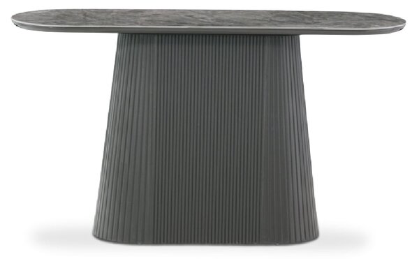 Bedford Sintered Stone Console Table In Grey