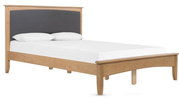 Kamiah Wooden Double Bed In Oak