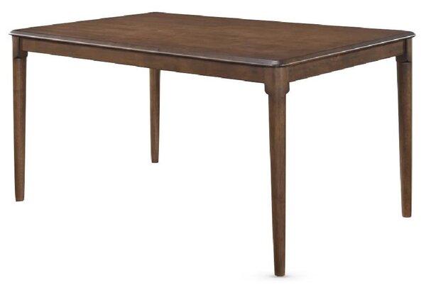 Orillia Wooden Rectangular Dining Table In Walnut