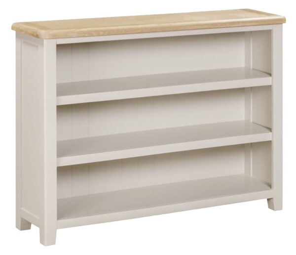Waldorf Wooden Bookcase With 3 Shelves In Oak And White